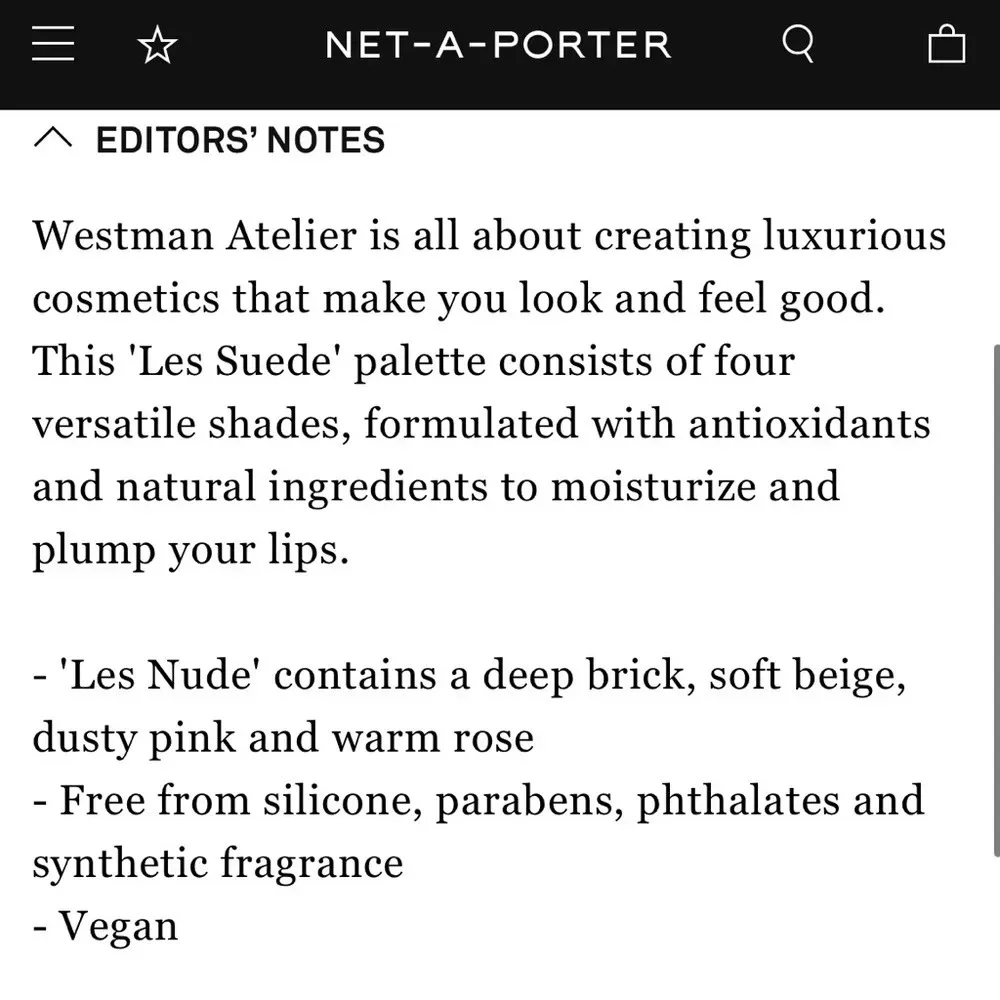 Brand New in Box Westman Atelier Lip Suede Lipstick Palette in Les Nudes - Picture 7 of 8